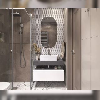 Тумба подвесная без столешницы Velvex Unit tp.UNI.80.1Y белый глянец, 80 см